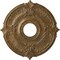 Ekena Millwork Attica Ceiling Medallion (Fits Canopies up to 5"), Hand-Painted Rubbed Bronze, 18"OD x 4"ID x 5/8"P CM18ATRZS - alternate 1